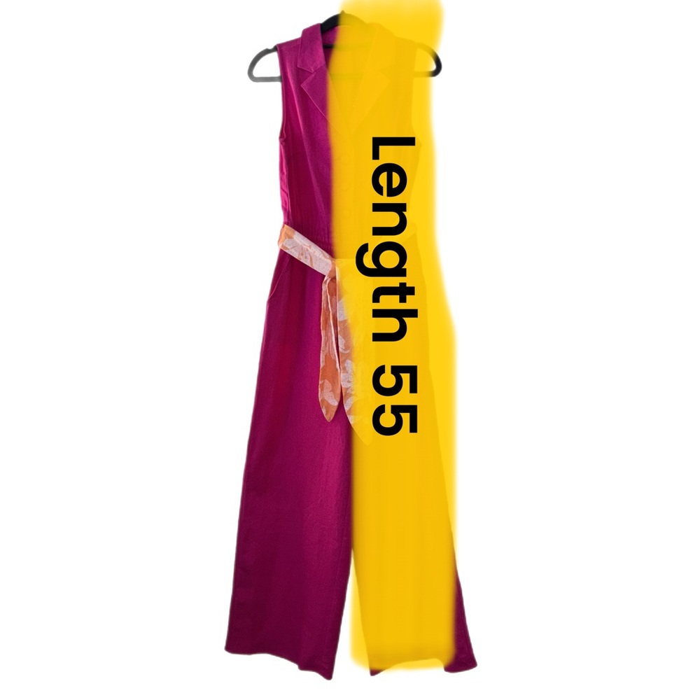 Barbie Pink Jumpsuit with Orange Belt NWOT - Picture 9 of 9